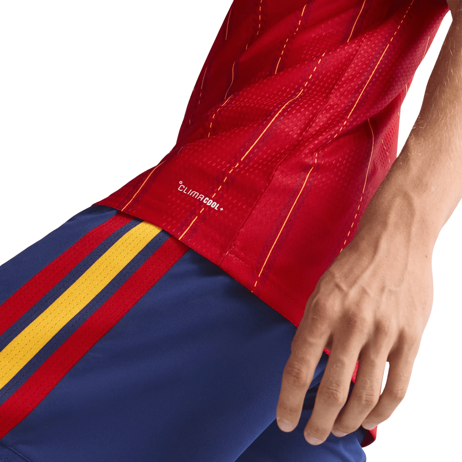 adidas Men's Laporte Spain Authentic World Cup Home Jersey 2026 (Vivid Red)