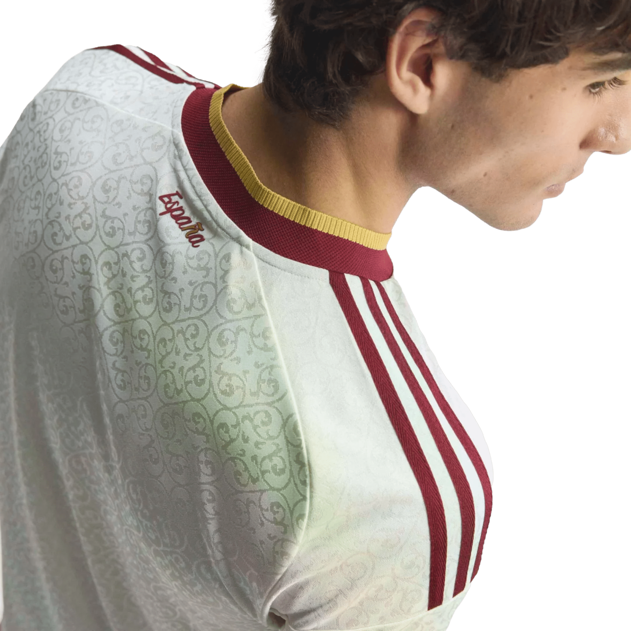 adidas Men's Spain Authentic Lamine Yamal Away Jersey 2026 (White)
