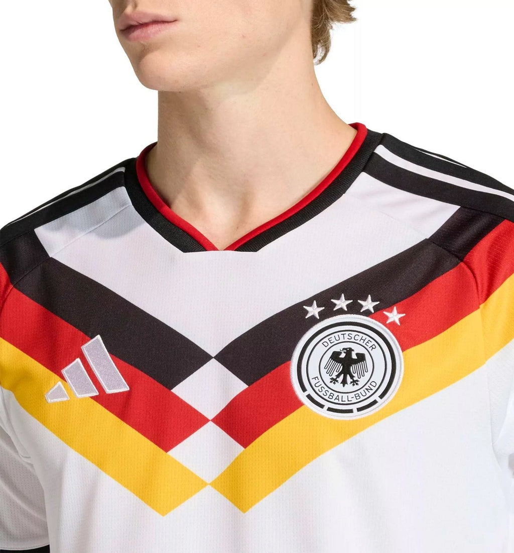 adidas Men's Rudiger Germany Home World Cup Jersey 2026 (White/Black)