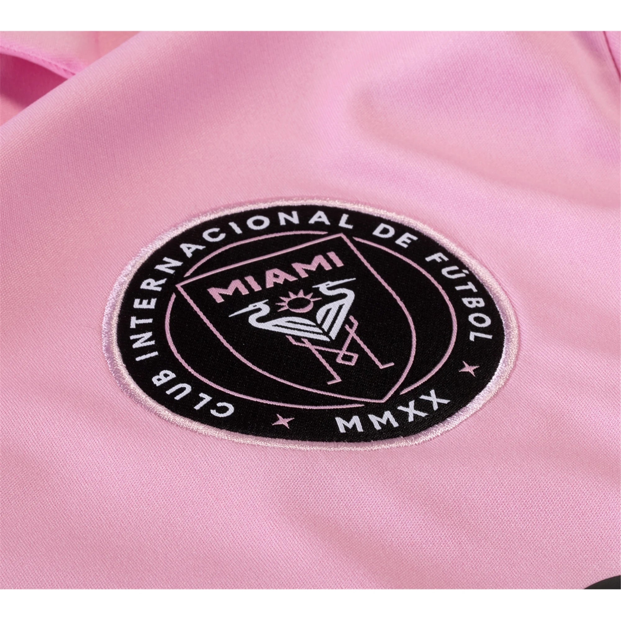 adidas Inter Miami Josef Martínez Home Jersey 23/24 w/ MLS + Leagues Cup Patch + Match Details (True Pink/Black)