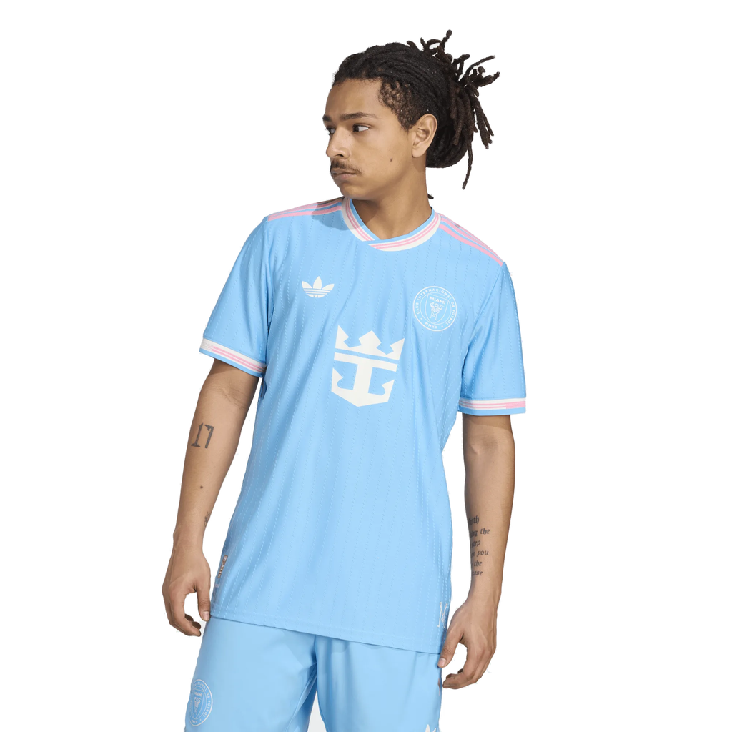 adidas Ustari Inter Miami Authentic Third Jersey 25/26 (Blue/Pink)