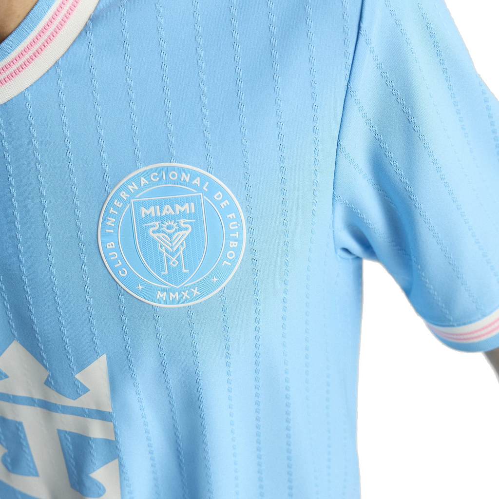 adidas Alba Inter Miami Authentic Third Jersey 25/26 (Blue/Pink)