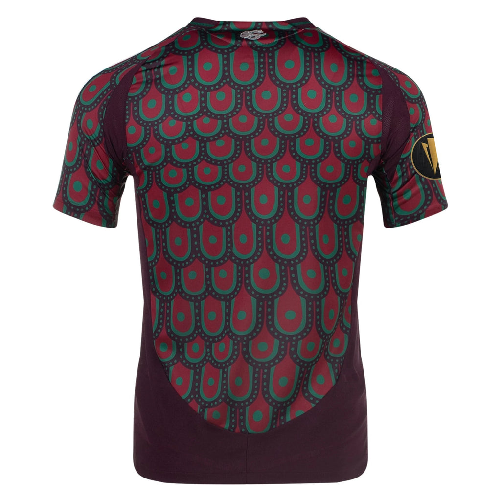 adidas Mexico Authentic Home Jersey 24/25 w/ Gold Cup 2025 Patches (Multicolor)
