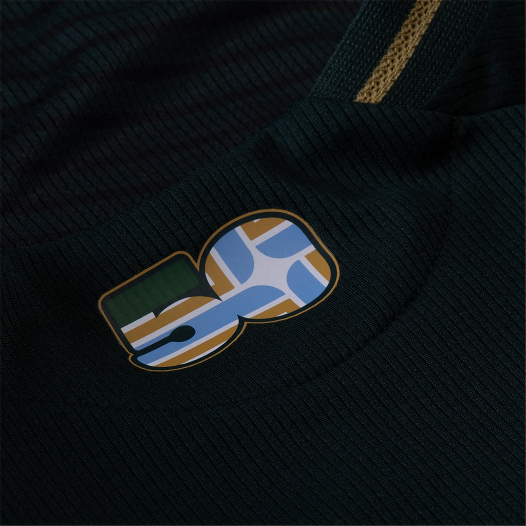 adidas Finn Surman Portland Timbers Authentic Home Jersey w/ MLS & Apple Patch 25/26 (Green/Gold)
