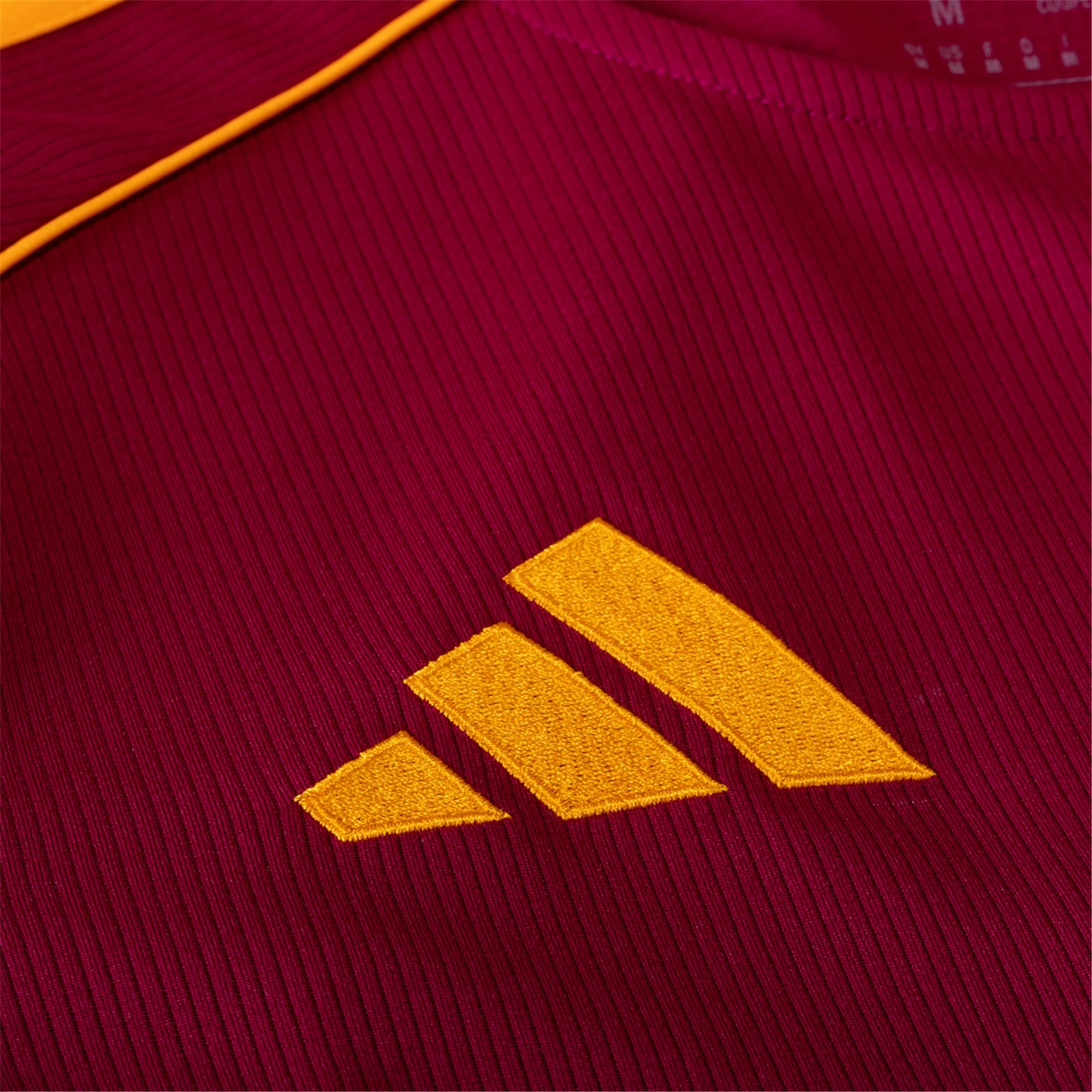 adidas Men's Roma Evan Ndicka Home Jersey w/ Serie A Patch 25/26 (Burgundy)