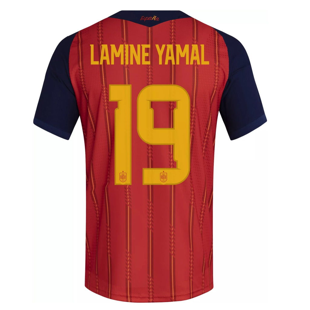 adidas Men's Lamine Yamal Spain Authentic World Cup Home Jersey 2026 (Vivid Red)