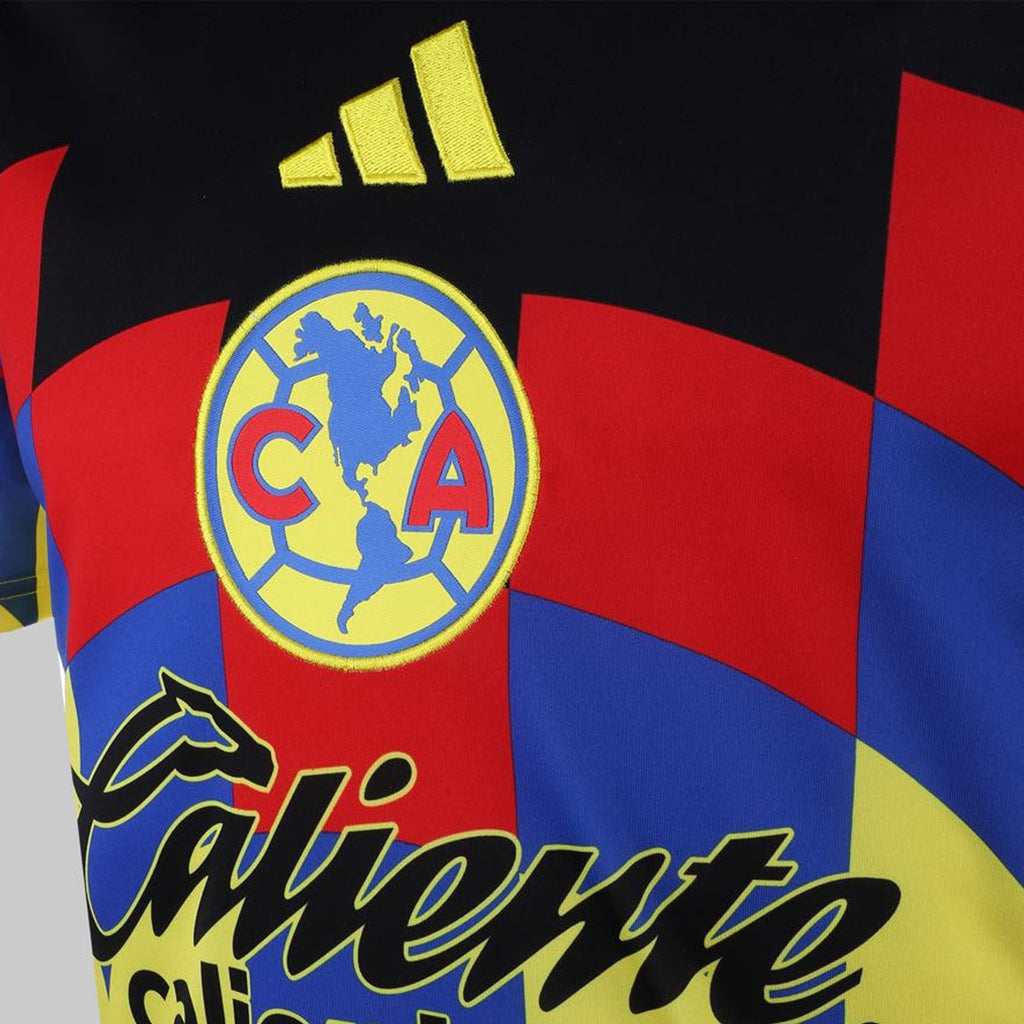 adidas Men's Davila Club America Home Jersey 25/26 (Yellow)