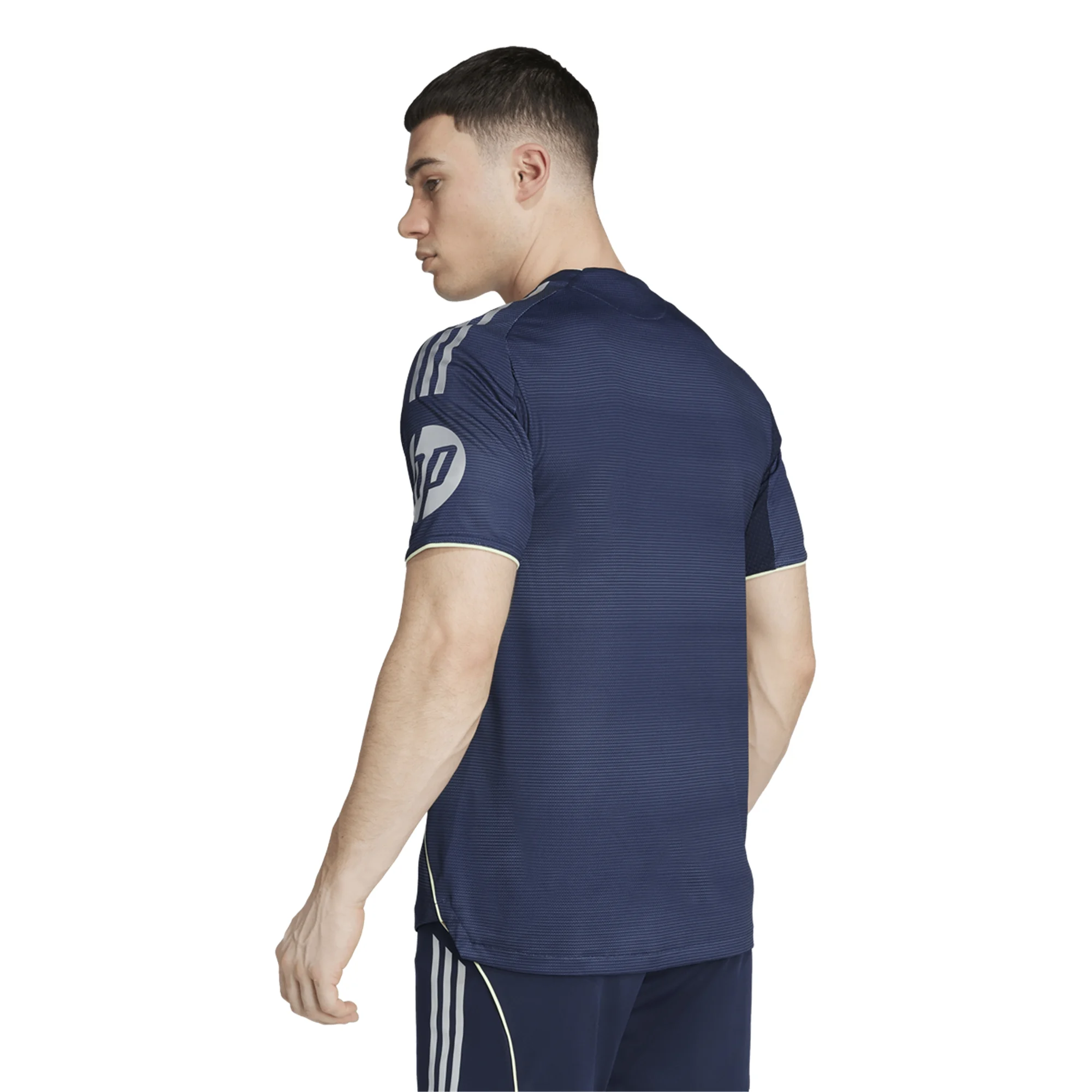 adidas Andriy Lunin Real Madrid Authentic Away Jersey 25/26 w/ Champions League Patches (Legend Ink)