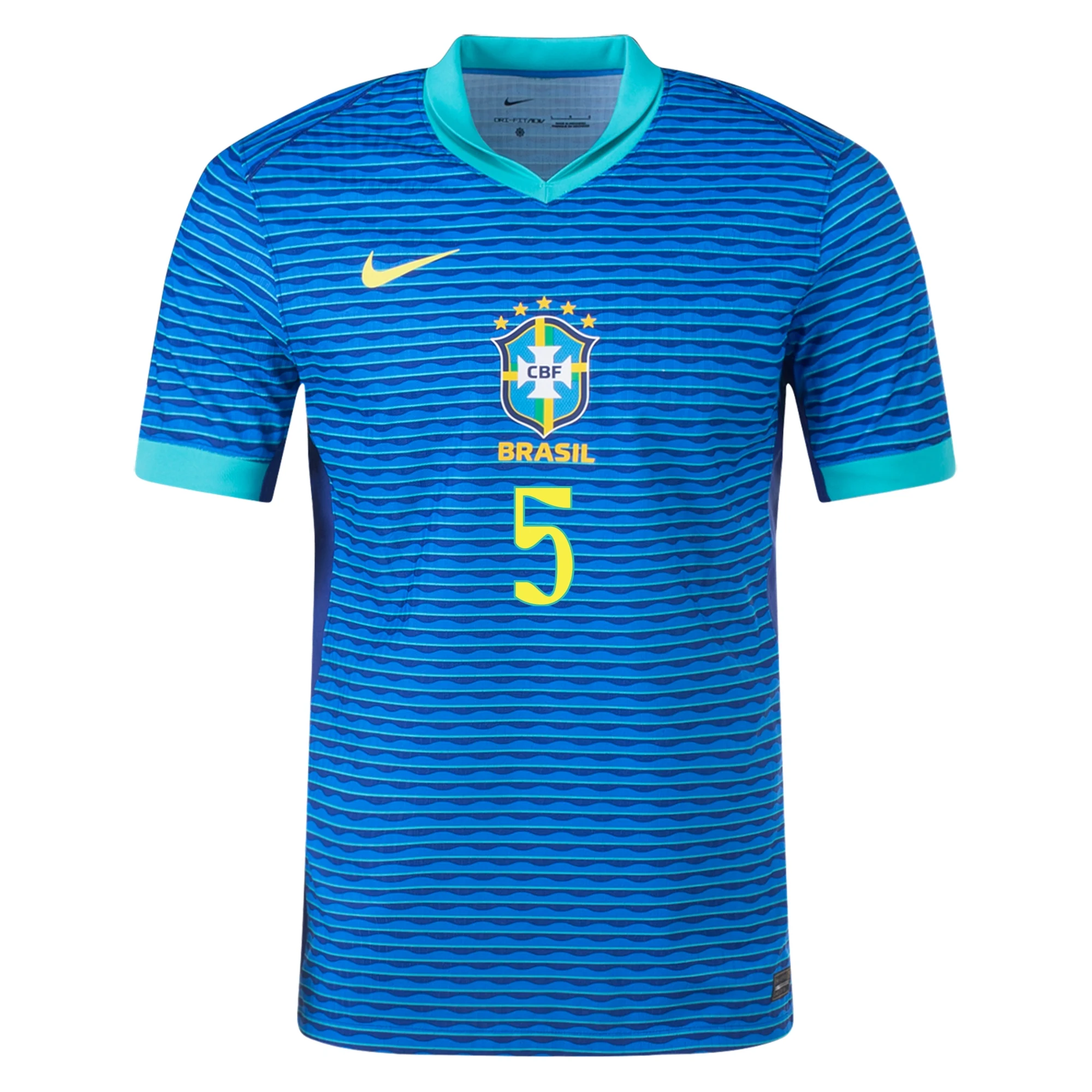 Nike Brazil Authentic Casemiro Away Jersey 24/25 Soar/Dynamic Yellow)