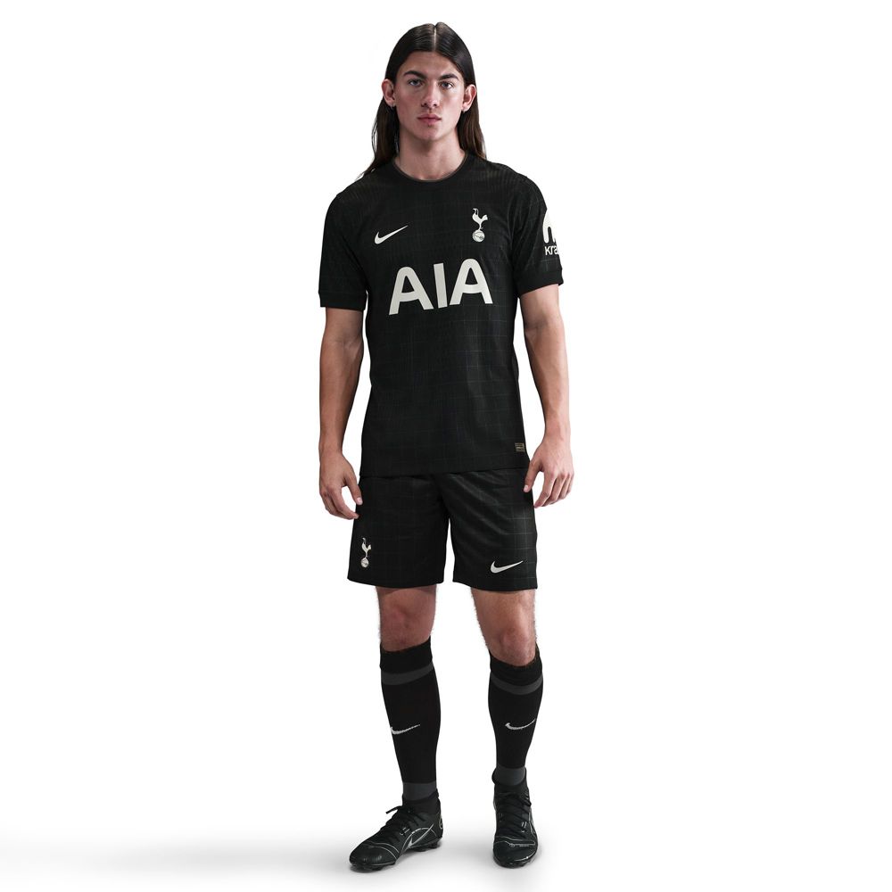 Nike Davies Tottenham Hotspur Authentic Away Jersey 25/26 w/ EPL Patch (Black/Iron)