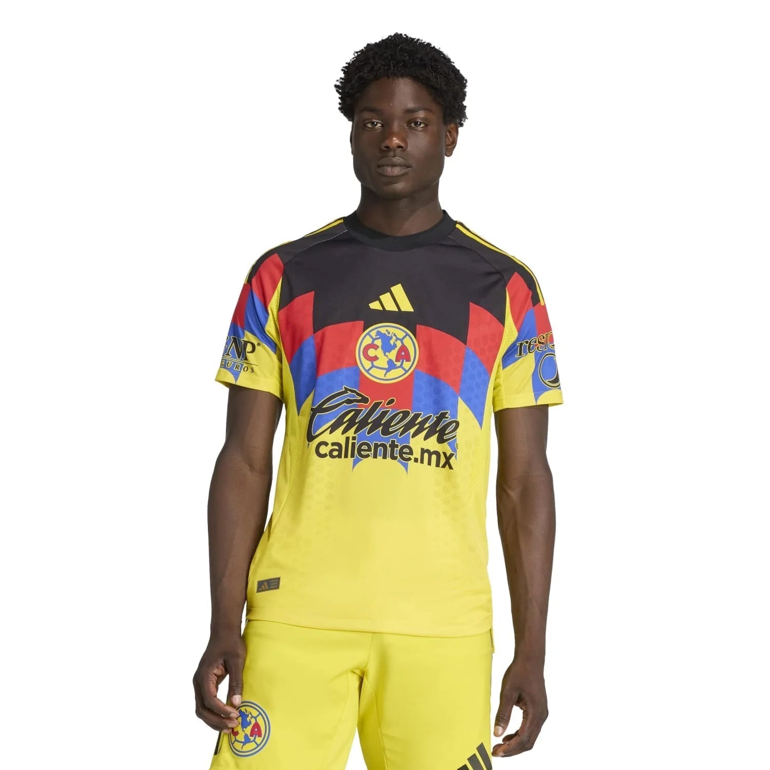 adidas Men's Club America 25/26 Authentic Home Jersey (Yellow)