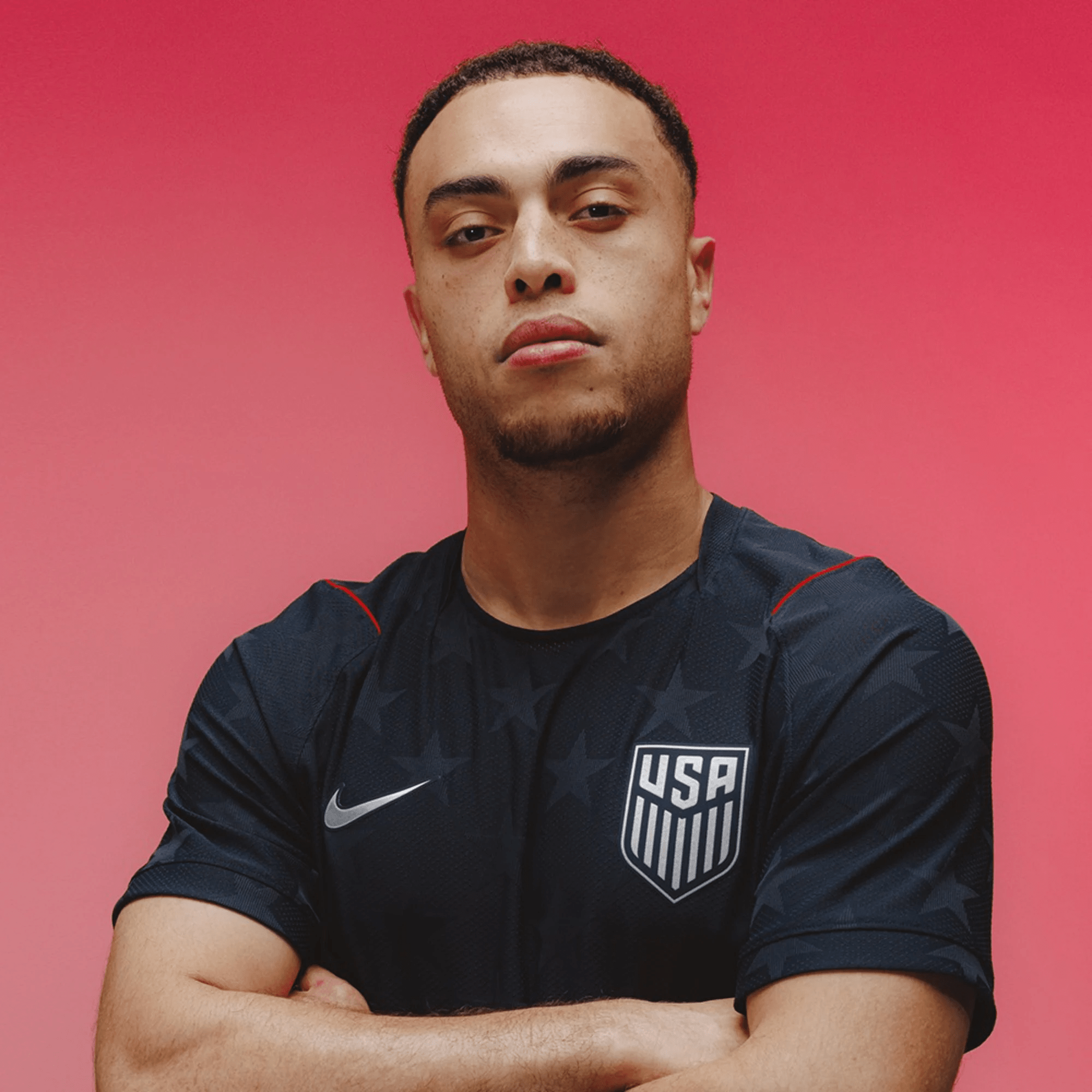 Nike Men's Wright United States Match Authentic Away Jersey 2026 (Dark Obsidian/Pure Platinum)
