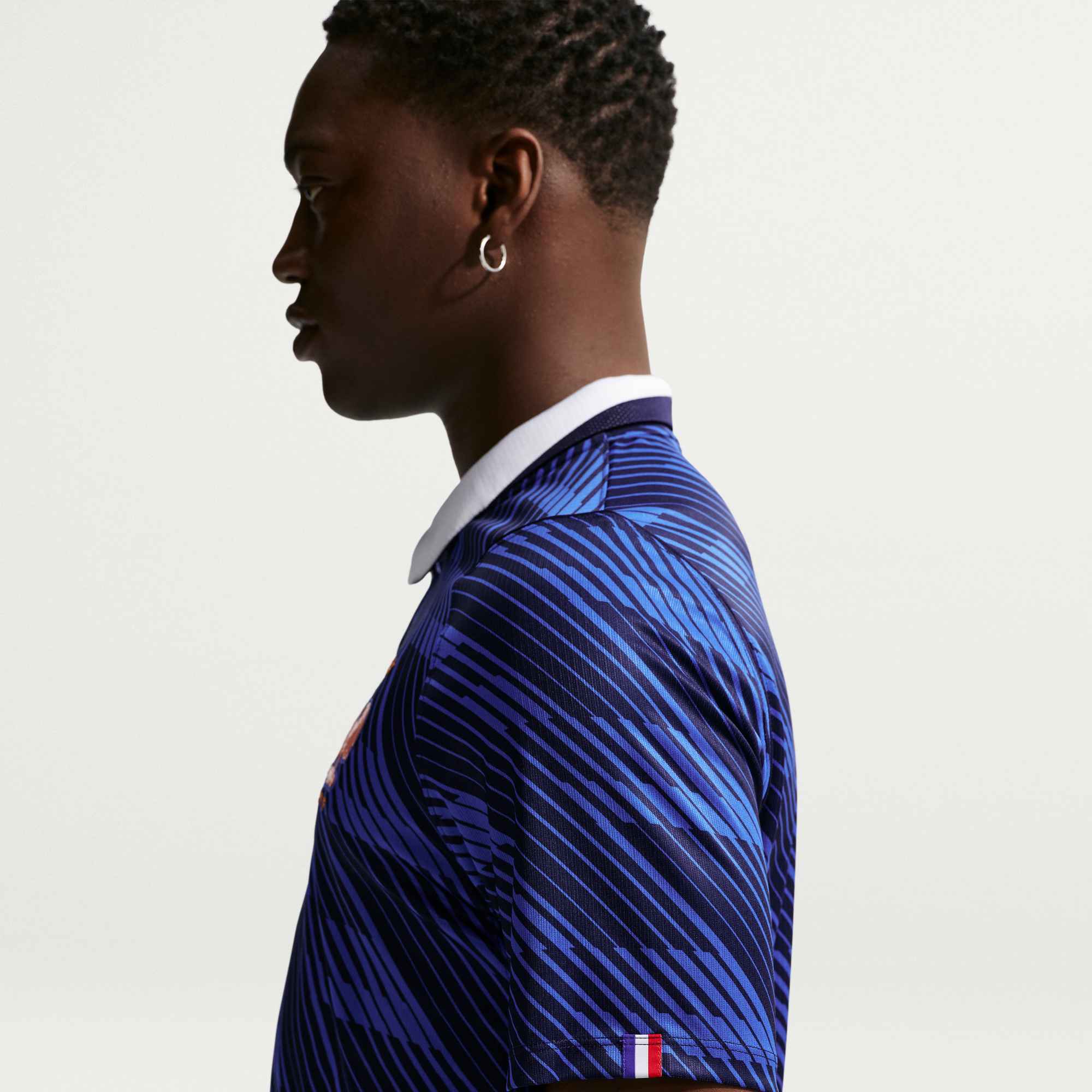 Nike Men's France William Saliba Home Stadium Jersey 2026 (Game Royal/Metallic Copper)