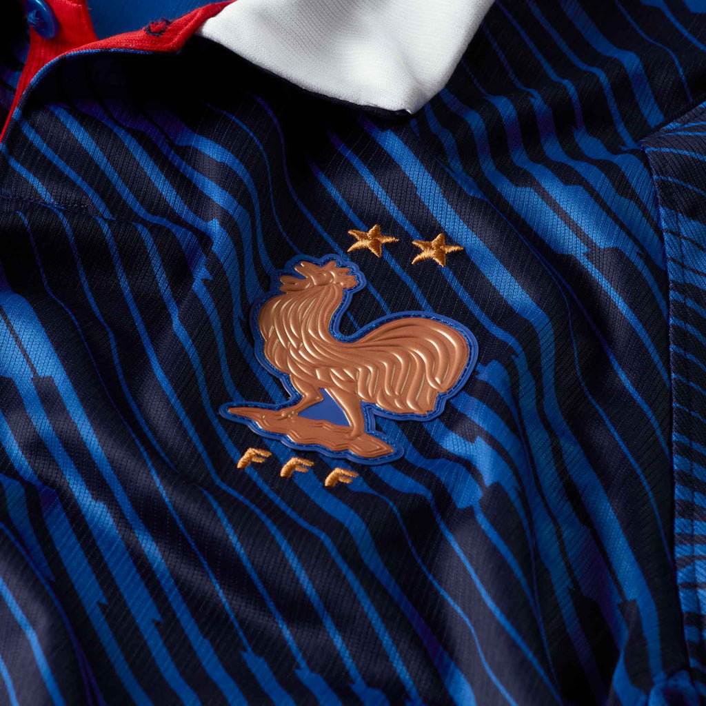 Nike Men's France Aurélien Tchouaméni Home Stadium Jersey 2026 (Game Royal/Metallic Copper)