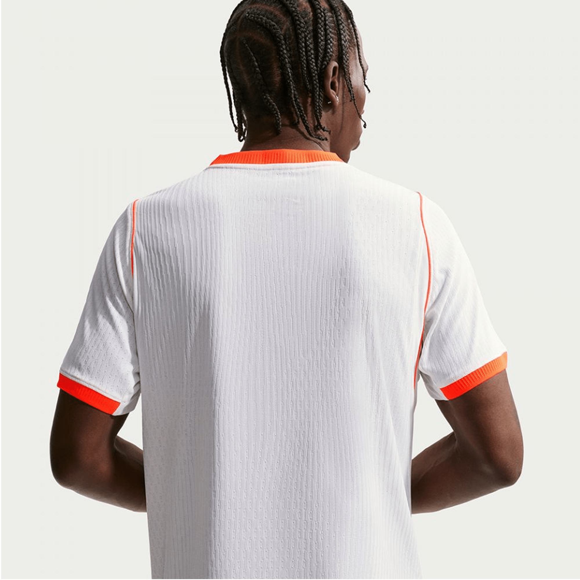 Nike Mens Netherlands Cody Gakpo Match Authentic Away Jersey 2026 (White/Hyper Crimson)