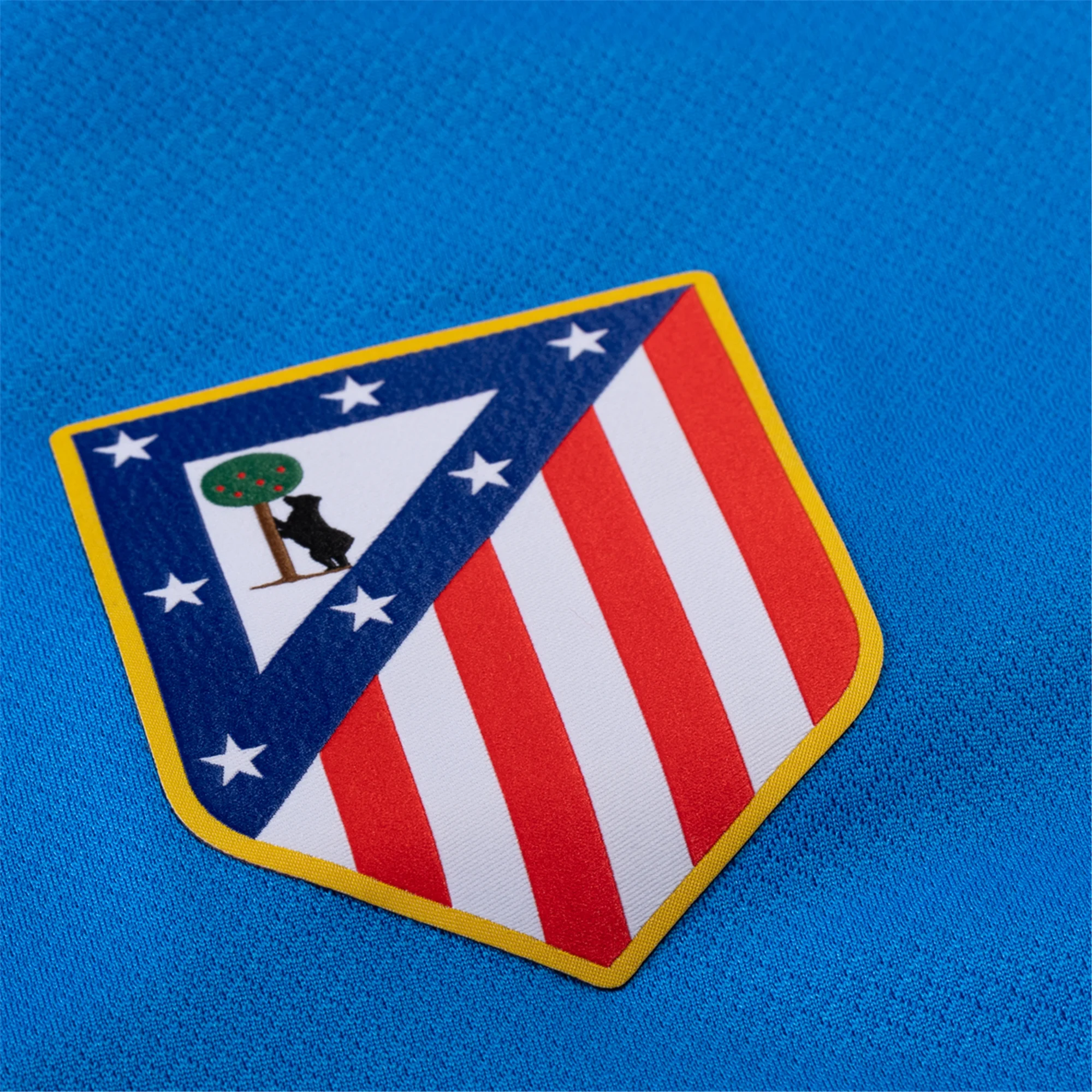 Nike Men's Atletico Madrid Clément Lenglet T90 Third Jersey La Liga Patch 25/26 (Photo Blue/Sport Red)